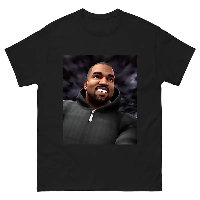 Kanye x F0rtnite Tee A Unique Gift for Gamers and Fans Hoodie, Sweatshirt | GrindPrints.com