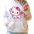 Kawaii Strawberry Cow Hoodie Tumblr Hoodie Trendy VSCO Shirt Option Available Gifts for Teenage Girls, Cute Girl Styles...