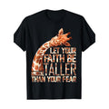 Keep Your Faith Above Fear Giraffe Casual Comfort Men's T-Shirt Made in USA Hoodie, Sweatshirt | GrindPrints.com