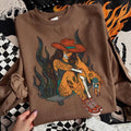 Keep in Rollin Crew Sweatshirt, vintage western graphic tees, western outfits women, women's graphic tees, western...