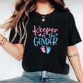 Keeper Of The Gender T-Shirt, Matching Gender Reveal Party Tee, Unisex Baby Announcement Shirt Hoodie, Sweatshirt
