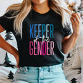 Keeper Of The Gender T-shirt, Baby Shower Shirt, Gender Announcement Party, Blue Or Pink, Unisex Gender Reveal Tee...