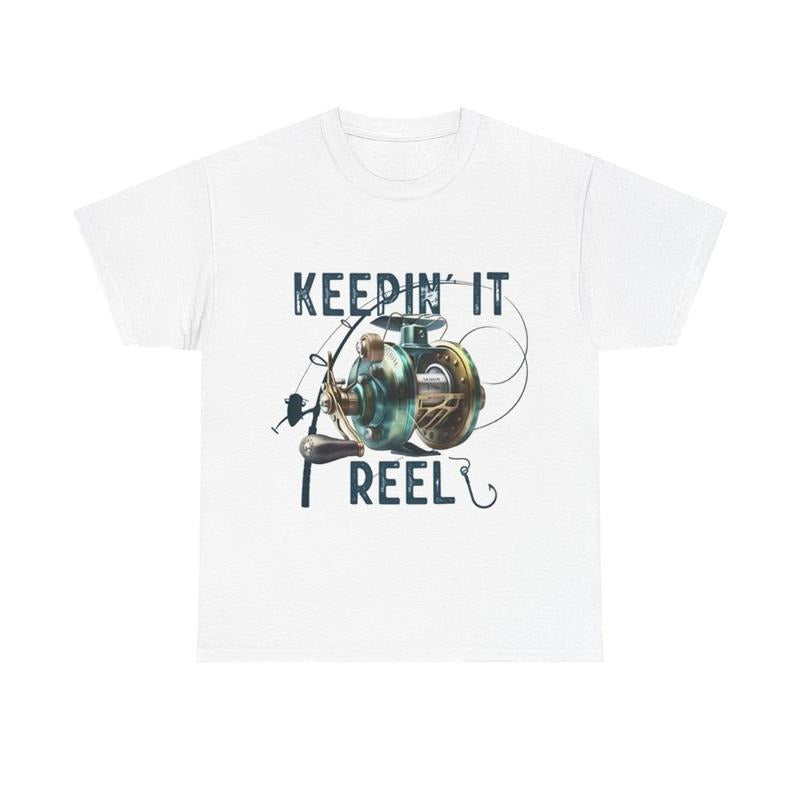 "Keepin' It Reel" Fishing Unisex Shirt Hoodie, Sweatshirt | GrindPrints.com