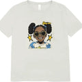 Keeping It Real Street Negro Cartoon Girl Graphic Cropped T-shirt Hoodie, Sweatshirt | GrindPrints.com