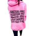 Keeping My Mouth Shut Graphic Hoodie T-Shirts, Sweatshirt | GrindPrints.com