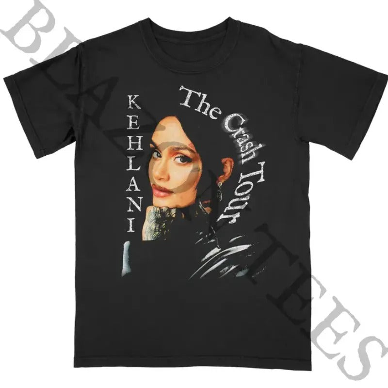 Kehlaniii Graphic Tee, Vintage The Crash World Tour Tee Kehlanii Tour Graphic Tee Hoodie, Sweatshirt | GrindPrints.com
