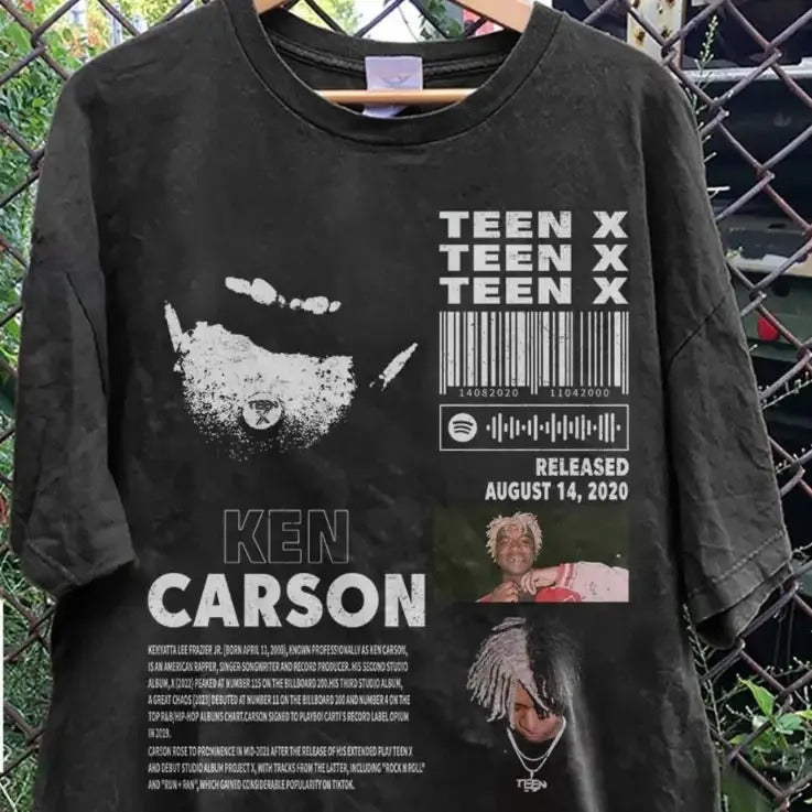 Ken Carson Album Teenx Full Size S 5XL Casual Classic T-Shirts, Hoodie, Sweatshirt