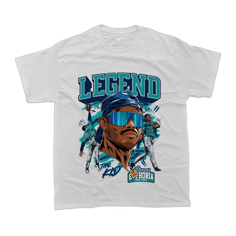 Ken Griffey Jr The Kid Basketball Legend Signature Vintage T-Shirts, Hoodie, Sweatshirt | GrindPrints.com