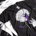 Ken Kaneki T-Shirt Tokyo GhoulManga Strip Horror Anime Black Shirt Tee All Size Hoodie, Sweatshirt | GrindPrints.com