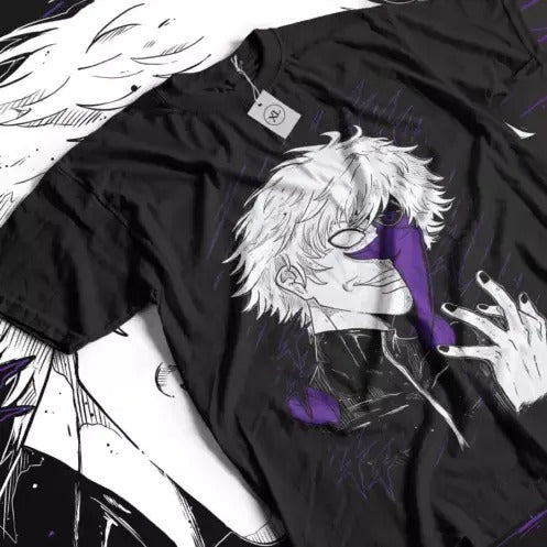 Ken Kaneki T-Shirt Tokyo GhoulManga Strip Horror Anime Black Shirt Tee All Size Hoodie, Sweatshirt | GrindPrints.com