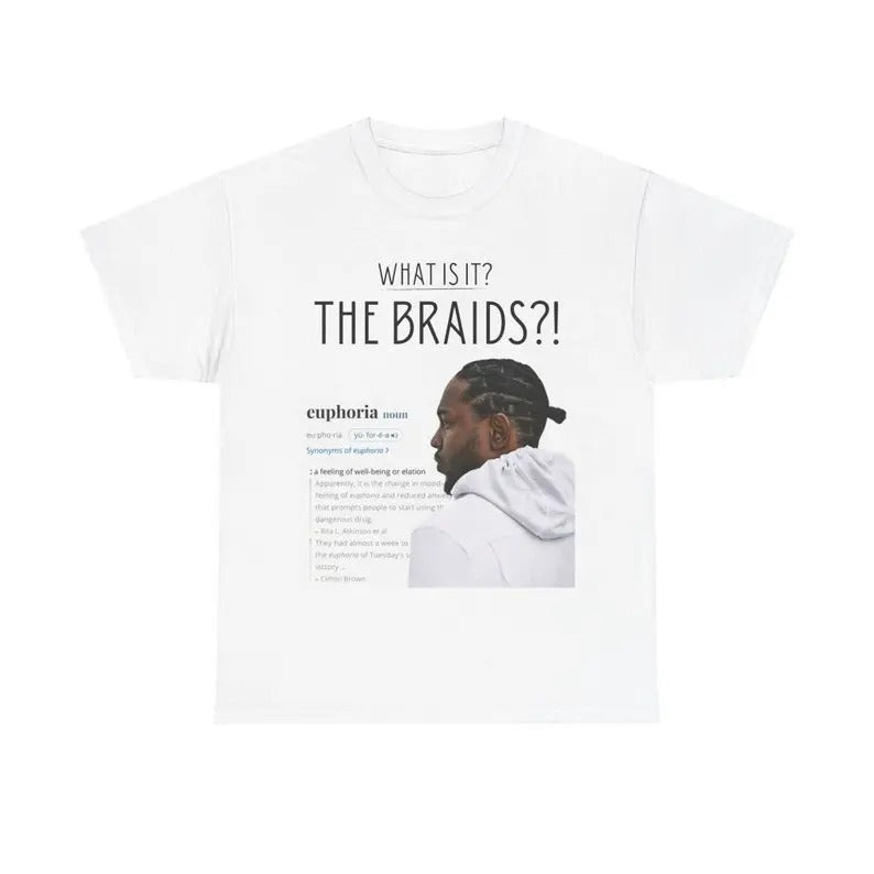 Kendrick Lamar Diss T Shirt | "What is it, the BRAIDS?!" Hoodie, Sweatshirt | GrindPrints.com