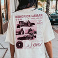 Kendrick Lamar GnX Back Side T-shirt Gnx Album Sweatshirt Kendrick Lamar Merch Rap Hip Hop Tee Gift For Fans Men Women Hoodie