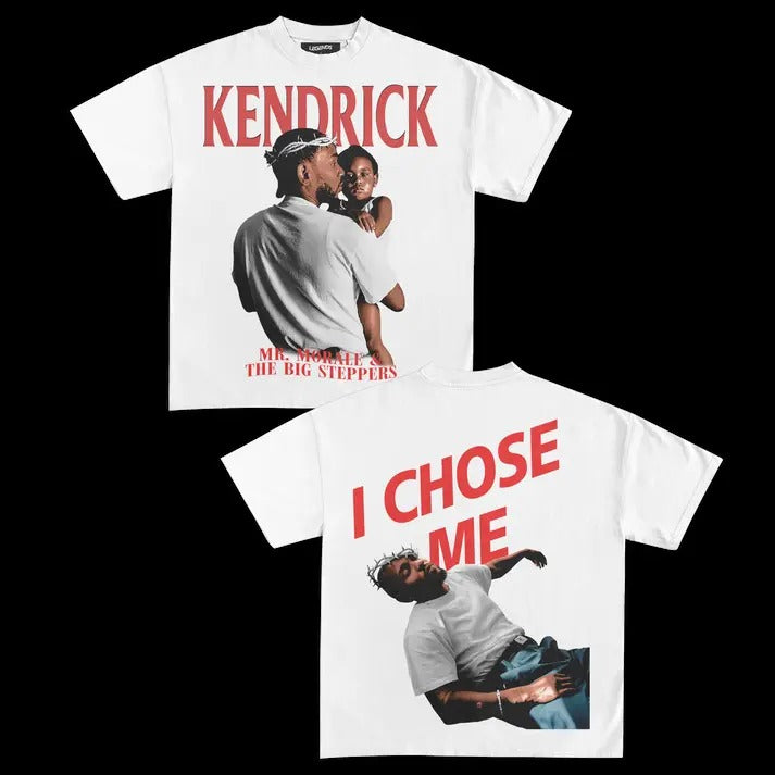 Kendrick Lamar I Chose Me Tee Retro Cotton T-Shirt Hoodie, Sweatshirt | GrindPrints.com