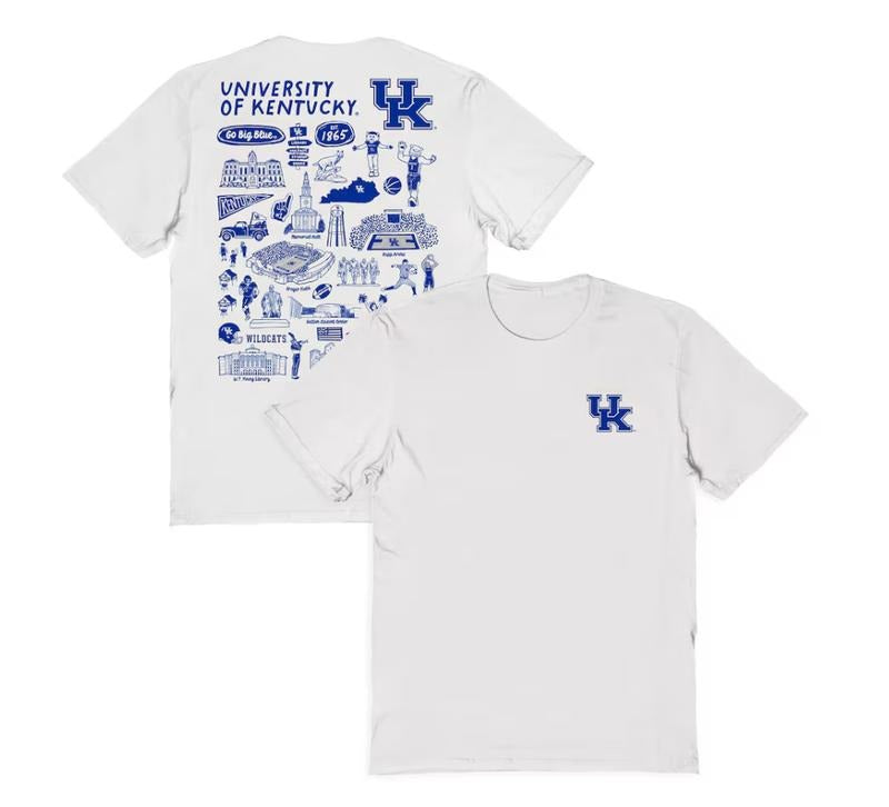 Kentucky Wildcats Impressions Artwork Relaxed Fit T-Shirt Sweatshirt Hoodie, Kentucky Wildcats | GrindPrints.com