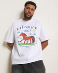 Ketamean Funny Shirt, Ketamean Horse Tshirt, Cute Meme T Shirt, Ketamean Graphic Tee, EDM Festival Outfit, BFF Gifts...
