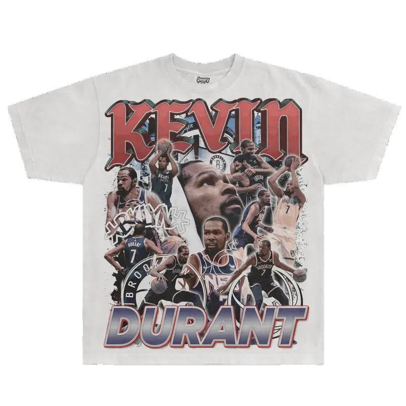 Kevin Durant BK Nets Classic Tee | Vintage Tee Graphic T-Shirt Sweatshirt Hoodie | Sport Tee - Gift For Fan | GrindPrints.com