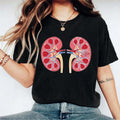 Kidneys Anatomy Shirt, Kidney Awareness T-shirt, Dialysis Tech Gift Tee, Nephrologist Shirt, Dialysis Nurse Short Sleeve,...