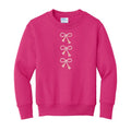 Kids Embroidered Tasseled 'Bows' Sweatshirt T-Shirts, Hoodie | GrindPrints.com