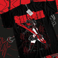 Kill La Kill Anime T-Shirt & Sweatshirt, Ryuko Matoi Senketsu Cool Girl Graphic Tee, Anime Manga Lover Gifts Hoodie