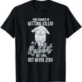 Killed By Rabbit Are Low But Never Zero Bunny Lover T-Shirt Menswear Top Underwear Tshirt Hoodie, Sweatshirt
