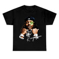 King Von Green Star T-Shirt Classic Cotton Top Fabric Menswear Hoodie, Sweatshirt | GrindPrints.com