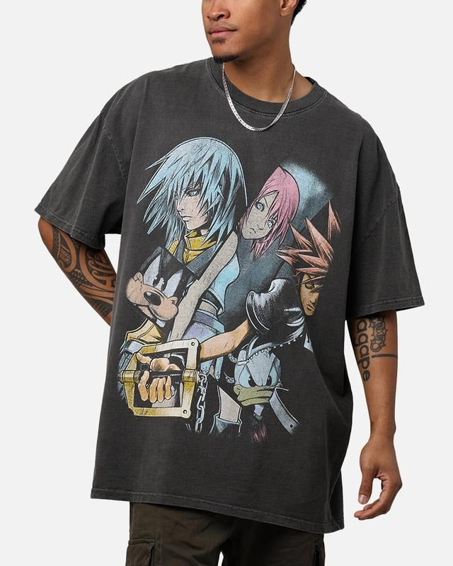Kingdom Hearts Poster T-Shirt Trending Movie T shirt Vintage 90s T-shirt gift for Movie fans gift for him gift for her...