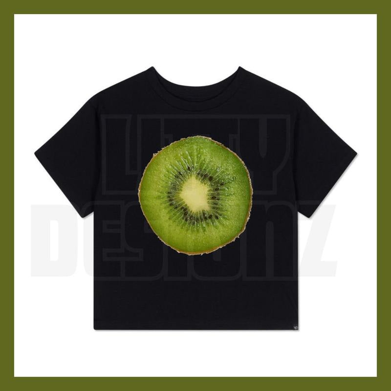 Kiwi Girl Cropped Comfort Colors Vintage Y2K Kiwi Fruit T-Shirts, Hoodie, Sweatshirt