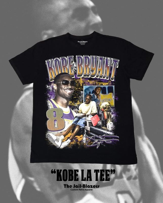Kobe Tee | Vintage Tee Graphic T-Shirt Sweatshirt Hoodie | Sport Tee - Gift For Fan - Black | GrindPrints.com