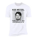 Koe Mugshot Shirt Wetzel Fan Gift Hoodie, Sweatshirt | GrindPrints.com