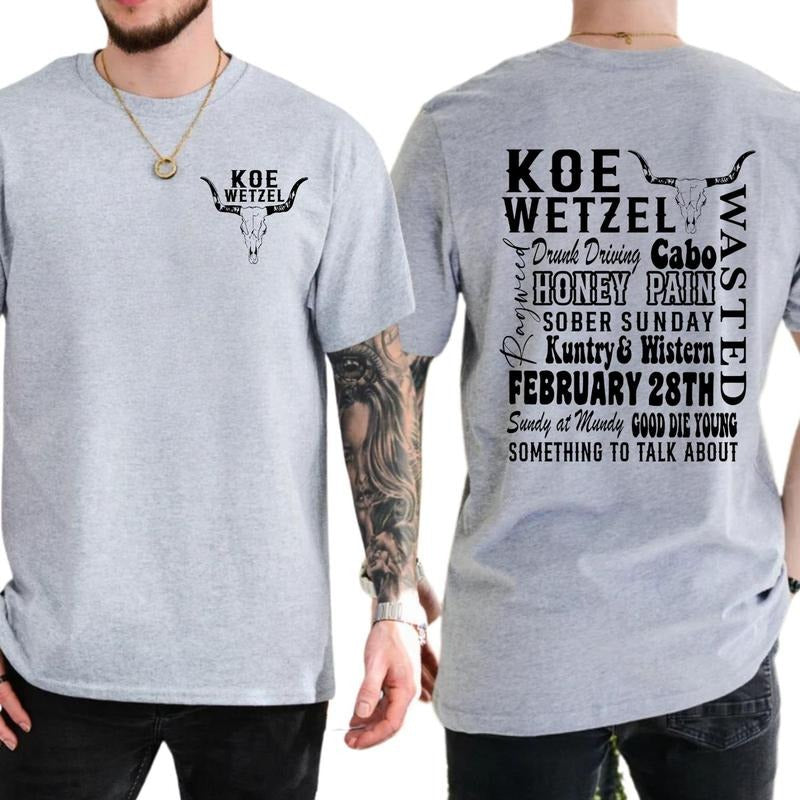 Koe Wetzel Concert Shirt