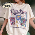 Kpop Demon Hunters Ramyeon Shirt, Demon Hunter Movie Inspired Noodle T shirt, Cool Korea Inspired Apparel Hoodie, Sweatshirt