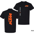 Ktm Racing T-shirt Bold Vertical Logo Graphic Tee Ready To Race Moto-inspired Shirt For Men Black Biker Style Gift For...