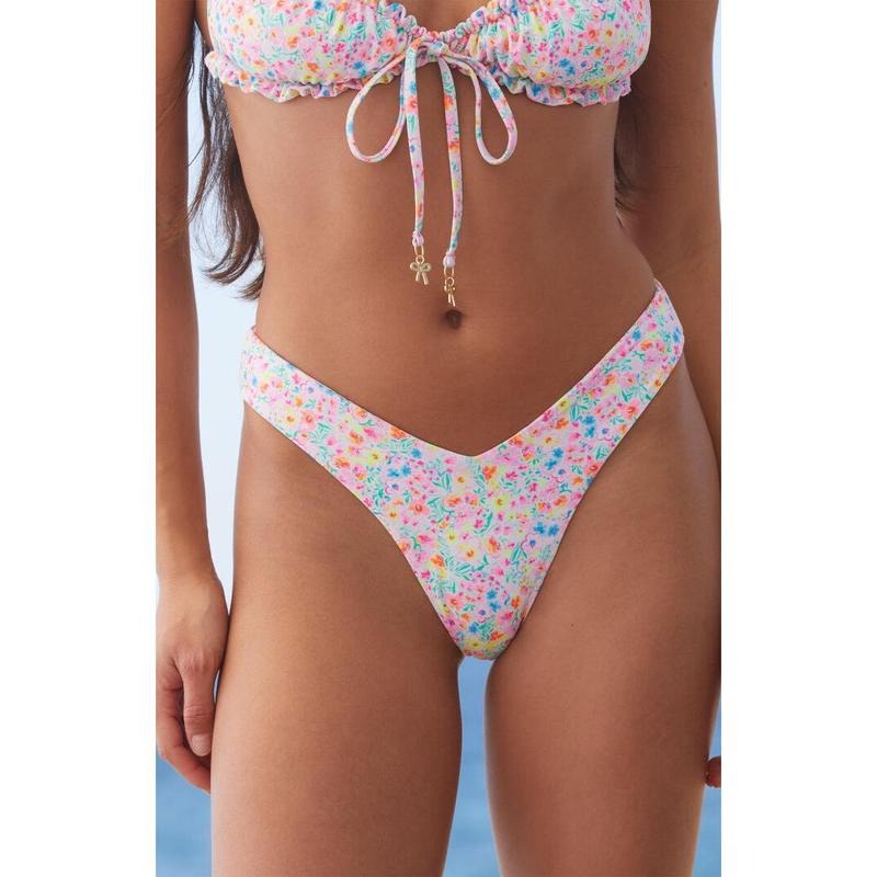 Kulani Kinis Women's Moon Flower High Cut Y Cheeky Bikini Bottom T-Shirts, Hoodie, Sweatshirt | GrindPrints.com