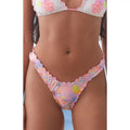 Kulani Kinis Women's Sunset Ruffle High Cut Thong Bikini Bottom T-Shirts, Hoodie, Sweatshirt | GrindPrints.com