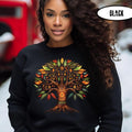 Kwanzaa Tree Life African American Family Matching Kwanzaa Blessing Kinara African Roots Kwanzaa T-Shirts, Hoodie, Sweatshirt