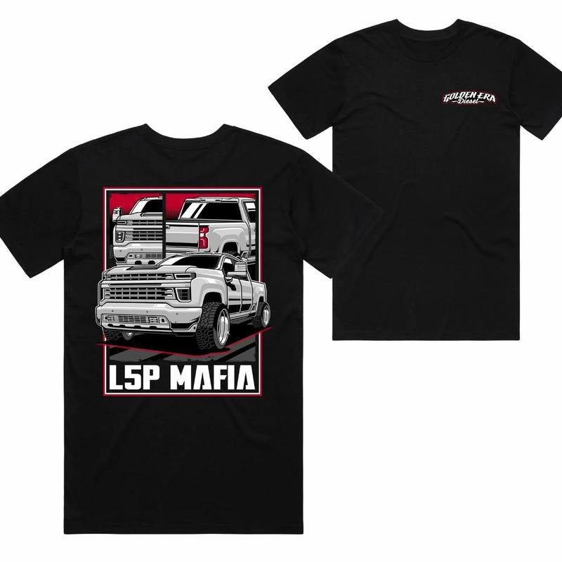 L5p Mafia Tee - Graphic Truck Enthusiasts Stylish Car Merch For Automotive Enthusiasts Hoodie, Sweatshirt | GrindPrints.com