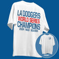 LA Baseball Champions Dodger 2024 Men's T-Shirt - Double Sided Tee, 100% Cotton, Max Heavy Weight Blanks