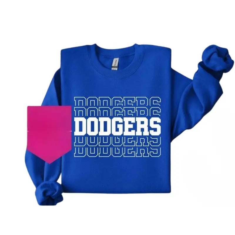 LA Dodgers Sweatshirt, Fan Gift, Los Angeles Baseball, Sport Lover Tee, Game Day, Football, Baseball Season Hoodie
