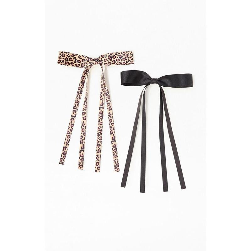 LA Hearts Women's 2 Pack Leopard And Black Satin Barrettes T-Shirts, Hoodie, Sweatshirt | GrindPrints.com