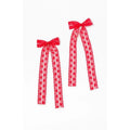 LA Hearts Women's 2 Pack Red Heart Bow Lace Hair Clips T-Shirts, Hoodie, Sweatshirt | GrindPrints.com
