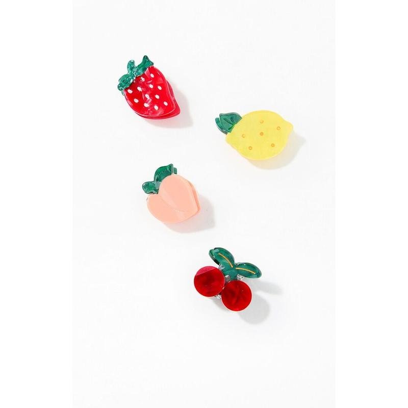 LA Hearts Women's 4 Pack Fruit Mini Hair Claw Clips T-Shirts, Hoodie, Sweatshirt | GrindPrints.com