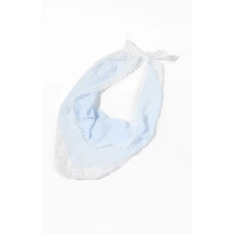 LA Hearts Women's Blue Gauze Lace Trim Headband T-Shirts, Hoodie, Sweatshirt | GrindPrints.com