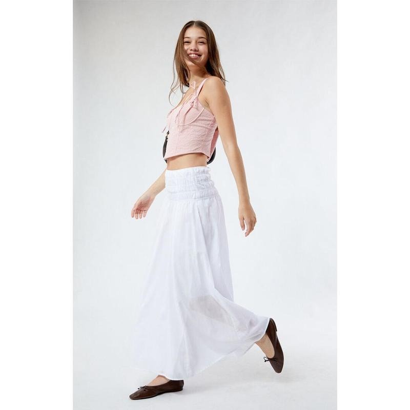 LA Hearts Women's Cotton Tiered Maxi Skirt - Multicolor T-Shirts, Hoodie, Sweatshirt | GrindPrints.com