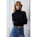LA Hearts Women's Eco Kyra Turtleneck Sweater T-Shirts, Hoodie, Sweatshirt | GrindPrints.com