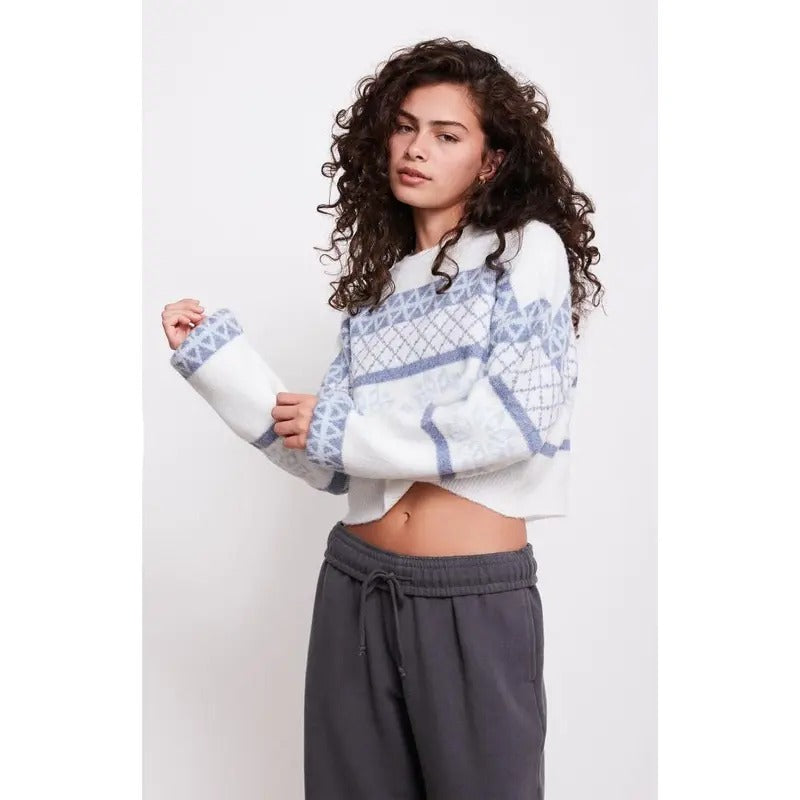 LA Hearts Women's Fair Isle Sweater T-Shirts, Hoodie, Sweatshirt | GrindPrints.com