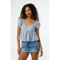 LA Hearts Gingham Babydoll Top T-Shirts, Hoodie, Sweatshirt