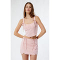 LA Hearts Women's Gingham Bustier Top T-Shirts, Hoodie, Sweatshirt | GrindPrints.com