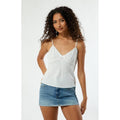 LA Hearts Women's Lace Trim V-Neck Babydoll Tank Top T-Shirts, Hoodie, Sweatshirt | GrindPrints.com