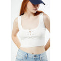 LA Hearts Women's Pointelle Bow Tank Top T-Shirts, Hoodie, Sweatshirt | GrindPrints.com