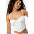 LA Hearts Women's Pointelle Knit Corset T-Shirts, Hoodie, Sweatshirt | GrindPrints.com